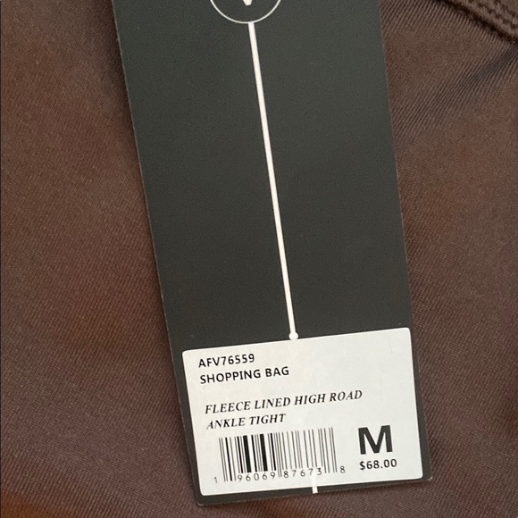 NWT Velocity Fleece Lined High Road Ankle Tight - Picture 4 of 4